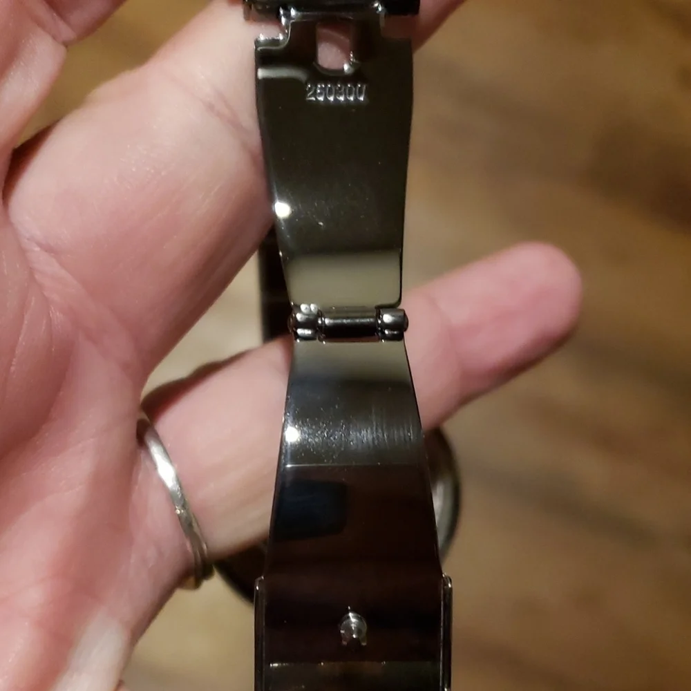 Michael kors garner watch gunmetal gold new iob